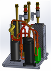 Инверторный геотермальный тепловой насос NL-GL11-R32 (4-12 кВт) - фото 4691